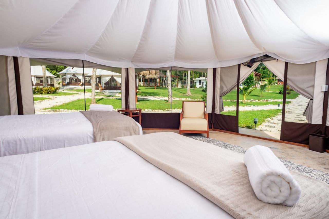 Отель Xakluum Eco Glampings Пуэрто-Морелос Экстерьер фото