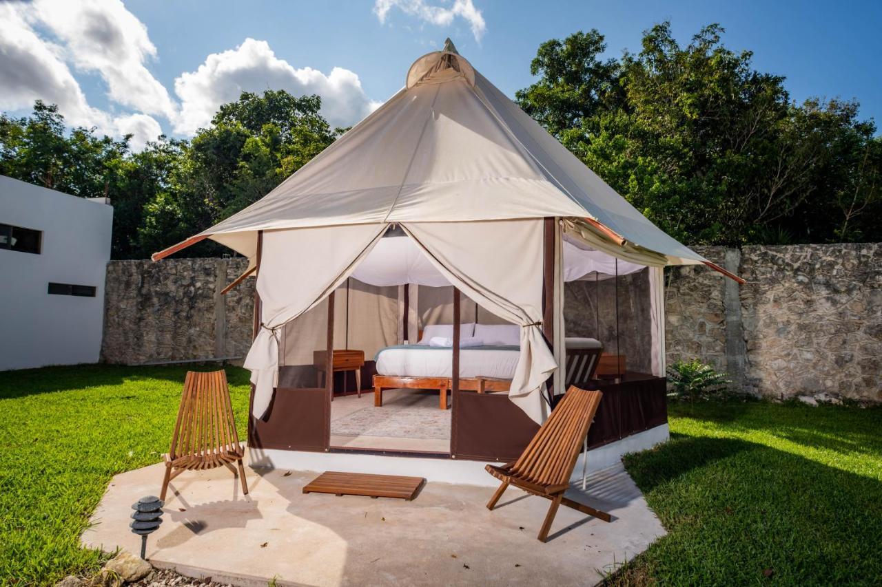 Отель Xakluum Eco Glampings Пуэрто-Морелос Экстерьер фото