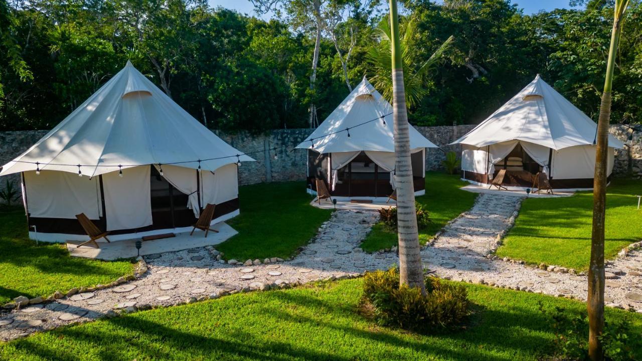 Отель Xakluum Eco Glampings Пуэрто-Морелос Экстерьер фото