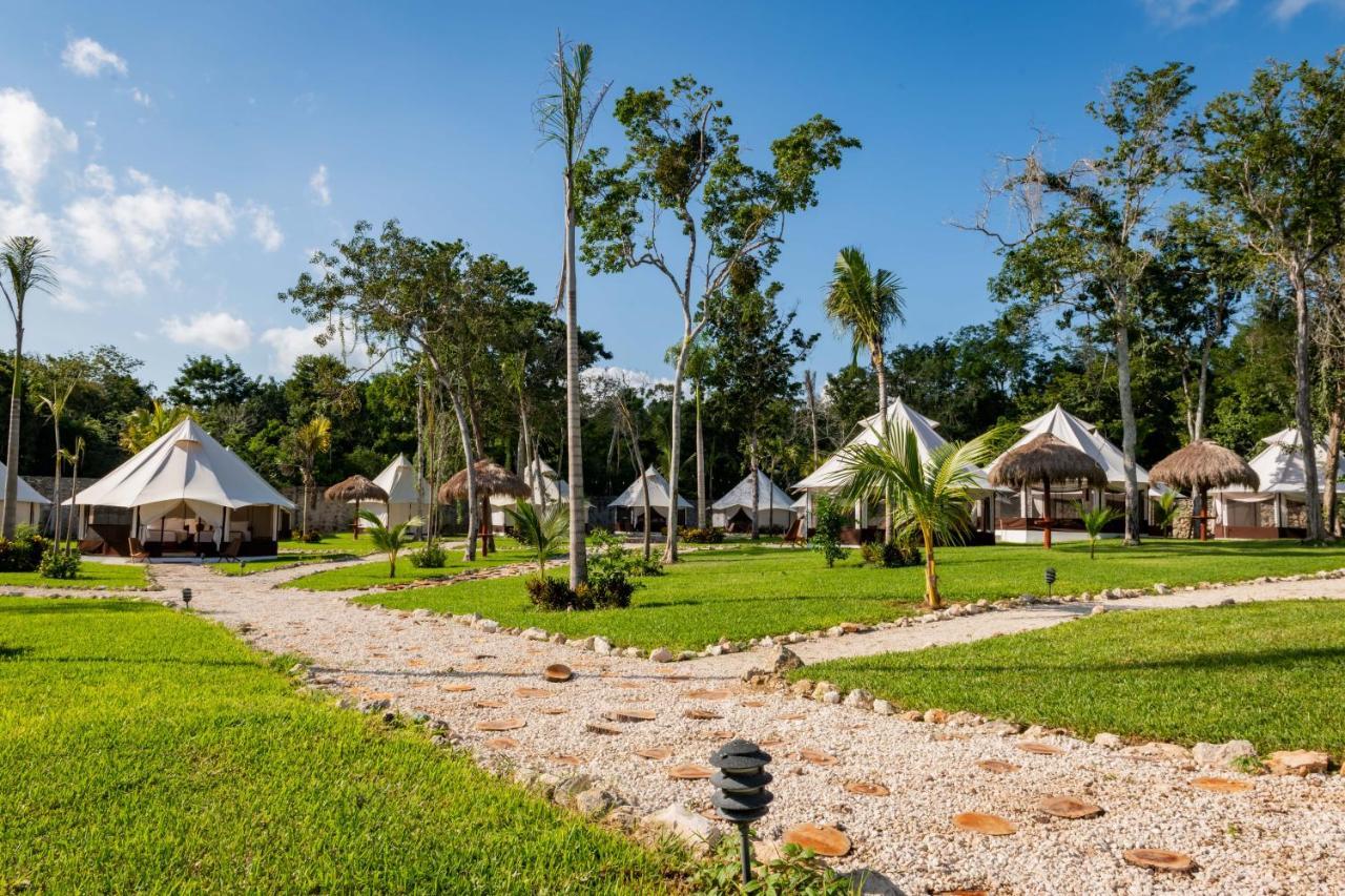 Отель Xakluum Eco Glampings Пуэрто-Морелос Экстерьер фото