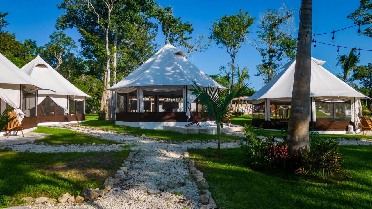 Отель Xakluum Eco Glampings Пуэрто-Морелос Экстерьер фото