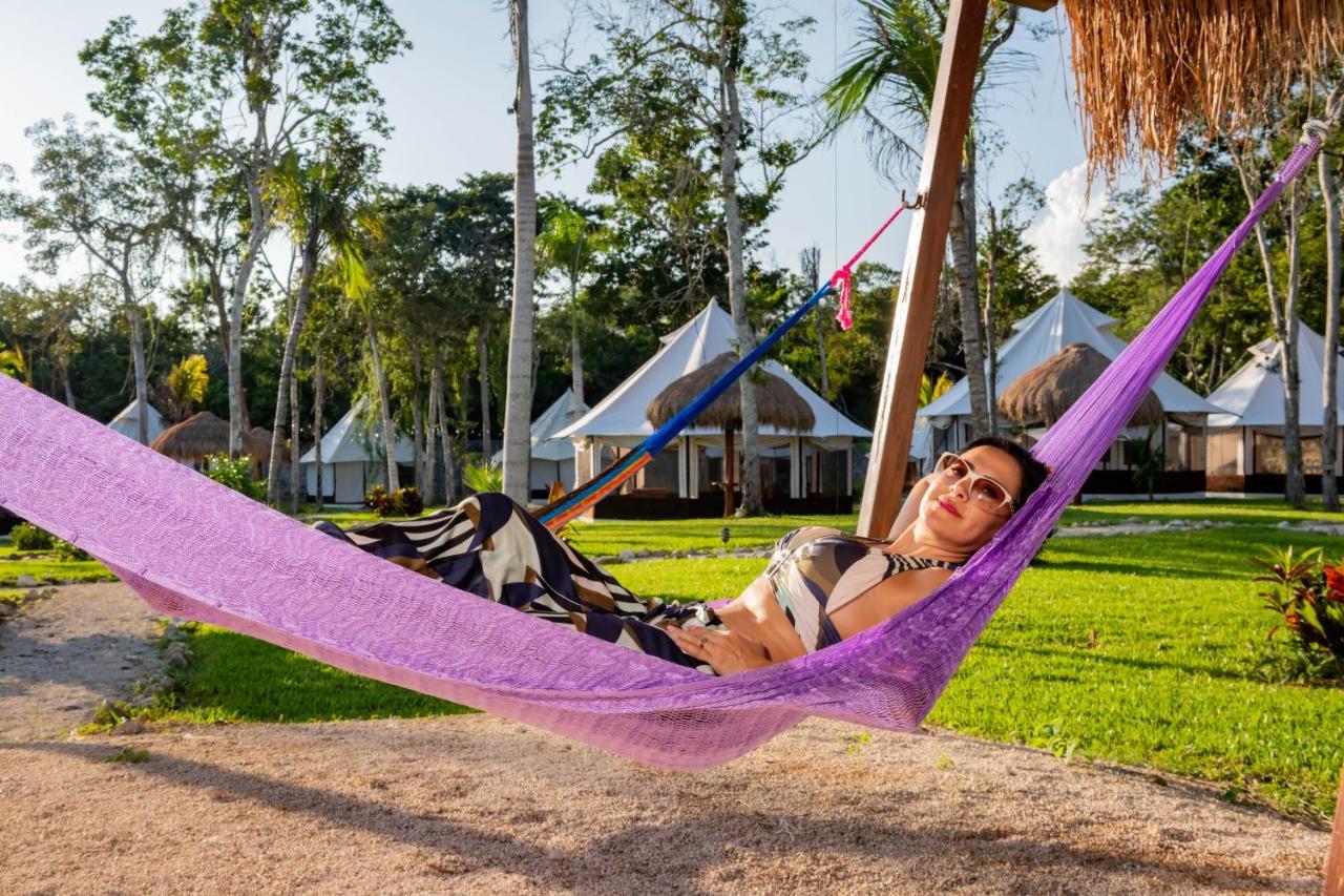 Отель Xakluum Eco Glampings Пуэрто-Морелос Экстерьер фото
